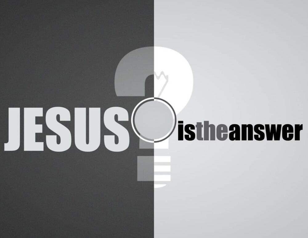 Jesus is the Answer Image